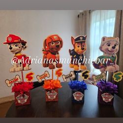Pawpatrol Centerpieces