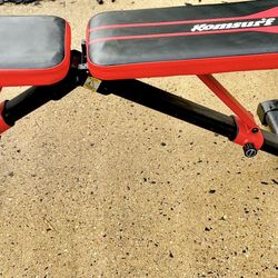 Almost New Weight Bench With Pull Handles