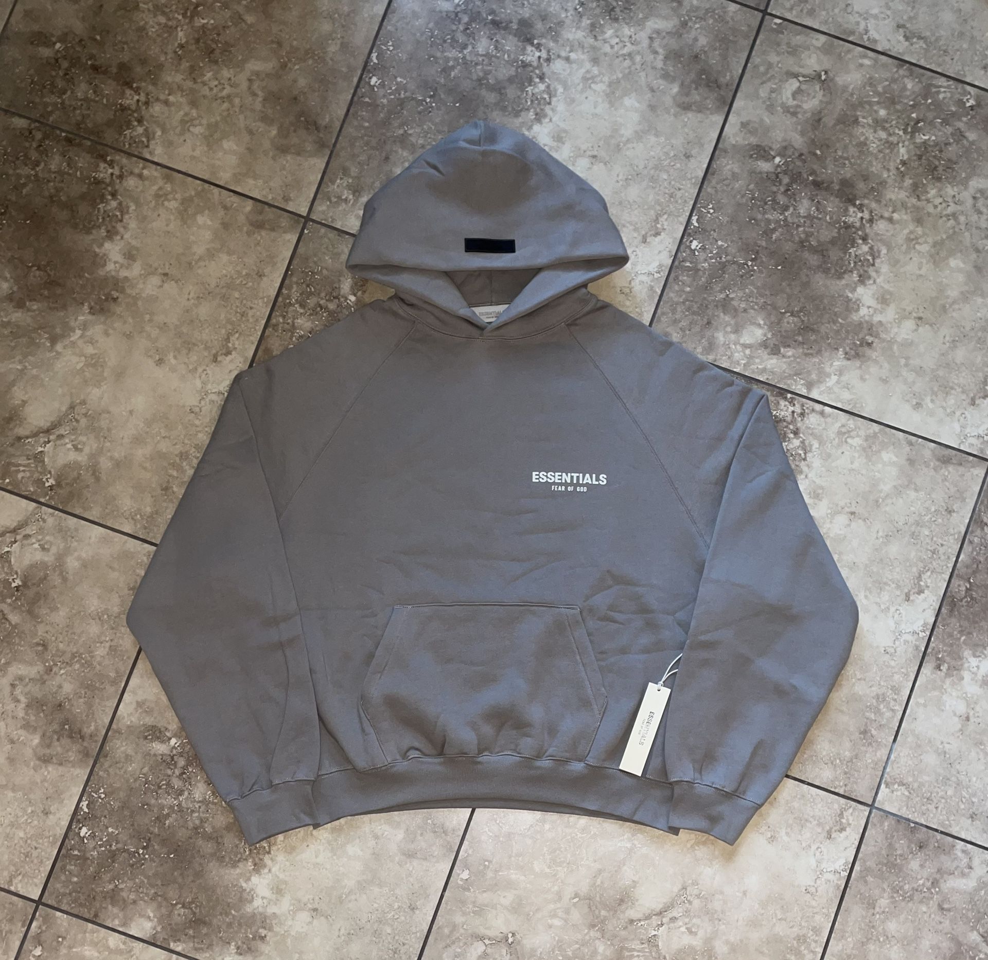 Fear of God Essentials Hoodie Desert Taupe SS22 Size Large