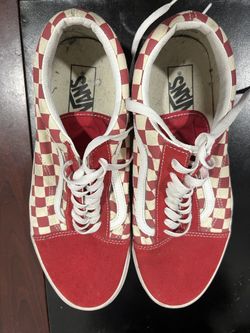 Red Checkers Vans