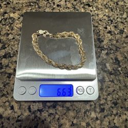 7 MM Rope Bracelet 10k ❌sold❌