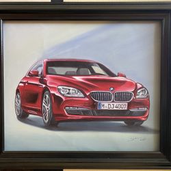 Car Paintings W/ Frame