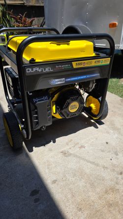 Champion Power Equipment 5300/4250-Watt Gasoline and Propane Powered Dual Fuel Portable Generator wi