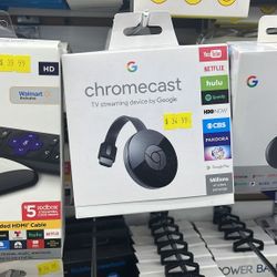 Google Chromecast Brand New Sealed With 1 Year Warranty 