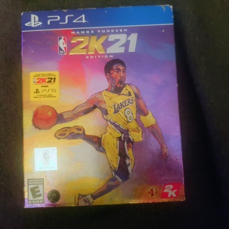 Ps4 Mamba Forever Kobe Edition Nba2521(also Digital Voucher For Ps5!!!!!)