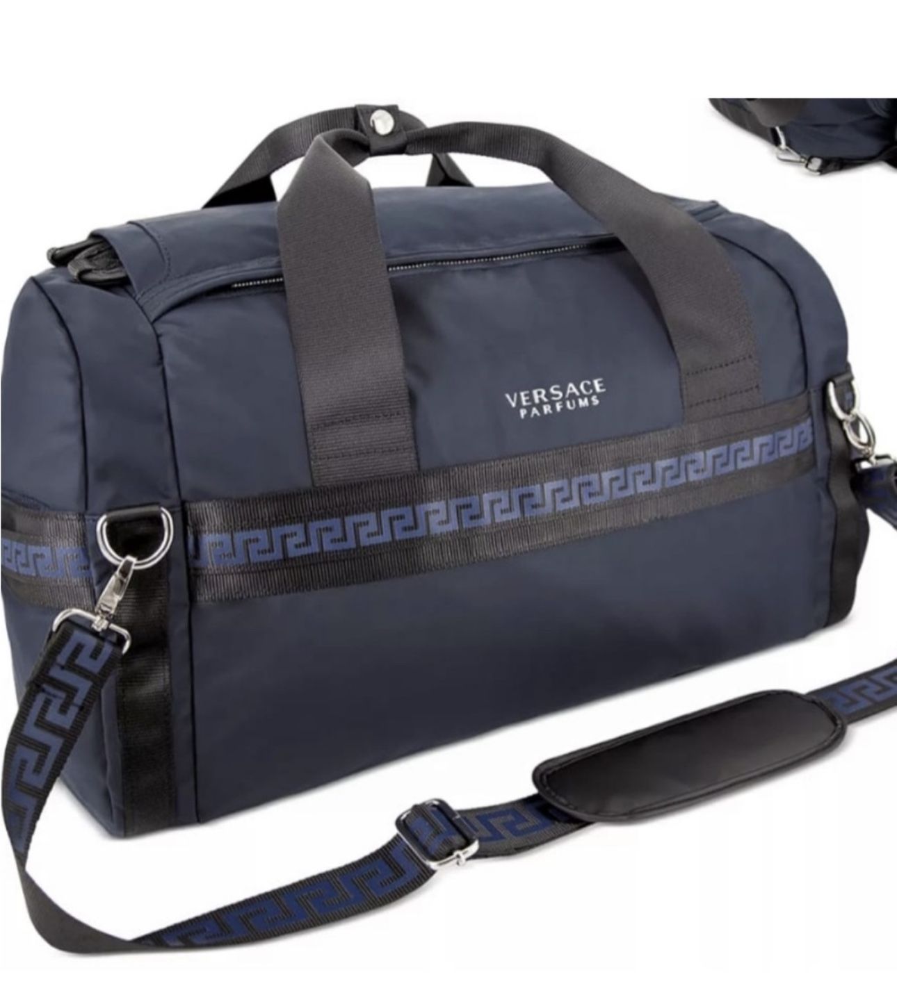 Versace black & blue duffel/holiday bag, BRAND NEW