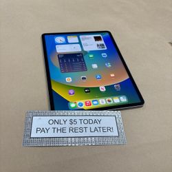 Apple IPad Pro 12.9 Inch 6th Gen Tablet - Only $1 Today Pay The Rest Later! 