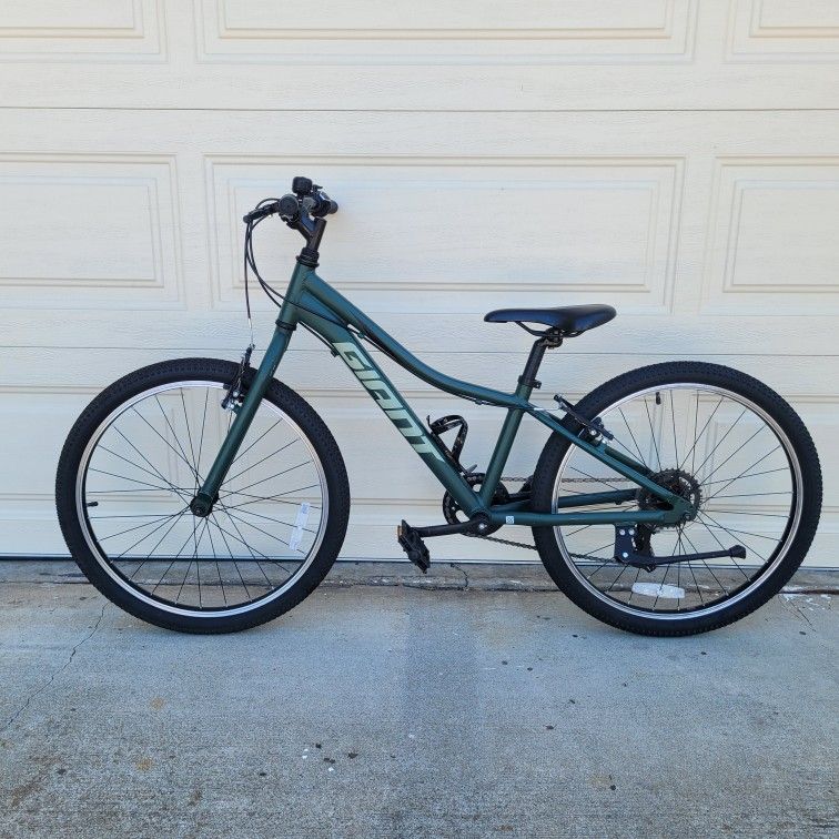 GIANT XTC mountain bike. 24 tires. 7 speed. 12.5 ALUMINUM frame. Good for age from 8 to 12 year. Excellent condition.