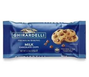 12 Pack Case Ghirardelli, Milk Chocolate Chips, 11.5 oz