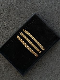 Gold-Tone Link Chain Bracelets