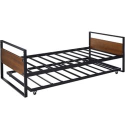 Zinus Suzanne Twin Daybed and Trundle Frame Set