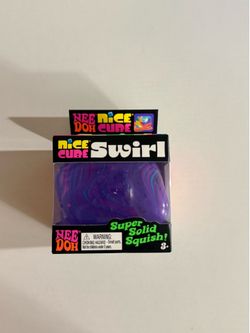 Needoh Nice Cube Swirl Purple