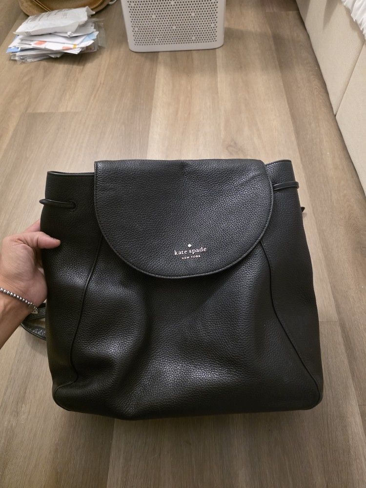 Black Kate Spade Large Backpack