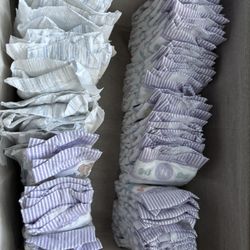 Pampers And Luvs Size N Diapers 