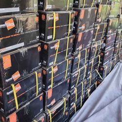 (52) cases [24ct. per case] of Linux Stainless Steel Brushed Metal self-adhesive mosaic wall tiles