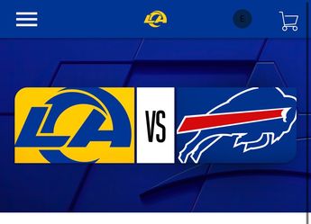 Rams/bills tickets sec 311 row 13 aisle