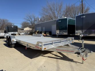 2026 New High Country 8x24 Tilt Car Hauler Trailer | 10K | Limited Lifetime Warranty! | Dexter Axles | 933 (Silver)
