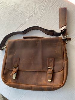 Kattee leather briefcase