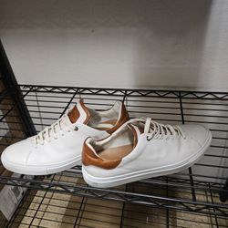 Good Man Brand White Leather Shoes Size 10/11