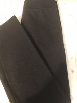 Girls Hanes sweatpants 6/6x Black