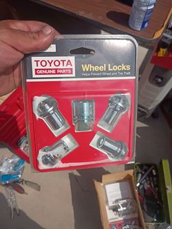 Brand new Original Toyota genuine parts wheel locks $30