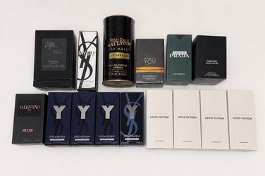 Men’s cologne and Women’s perfume