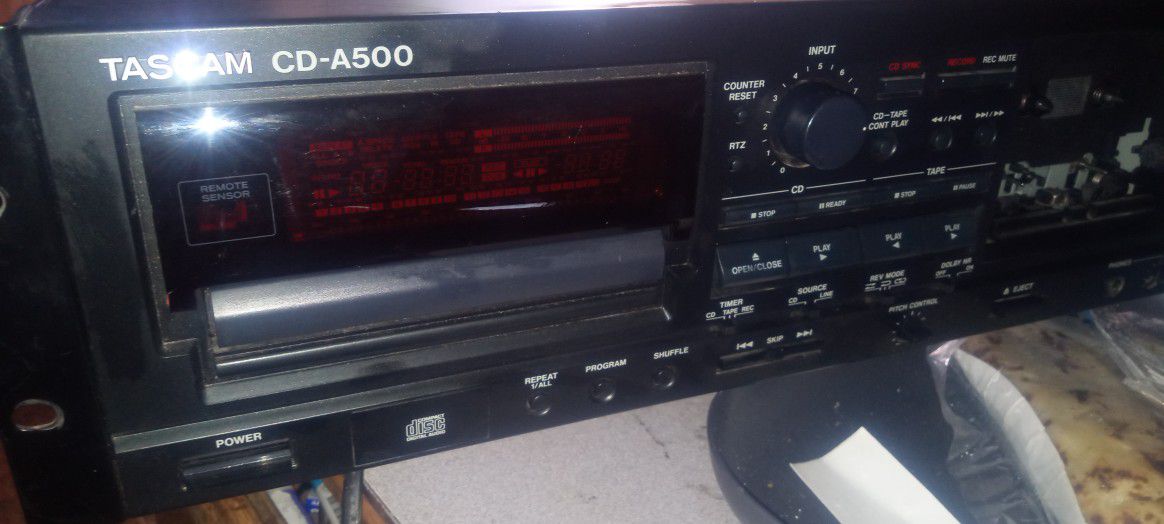 Tascam CD/Cassette Player Home Stereo System 
