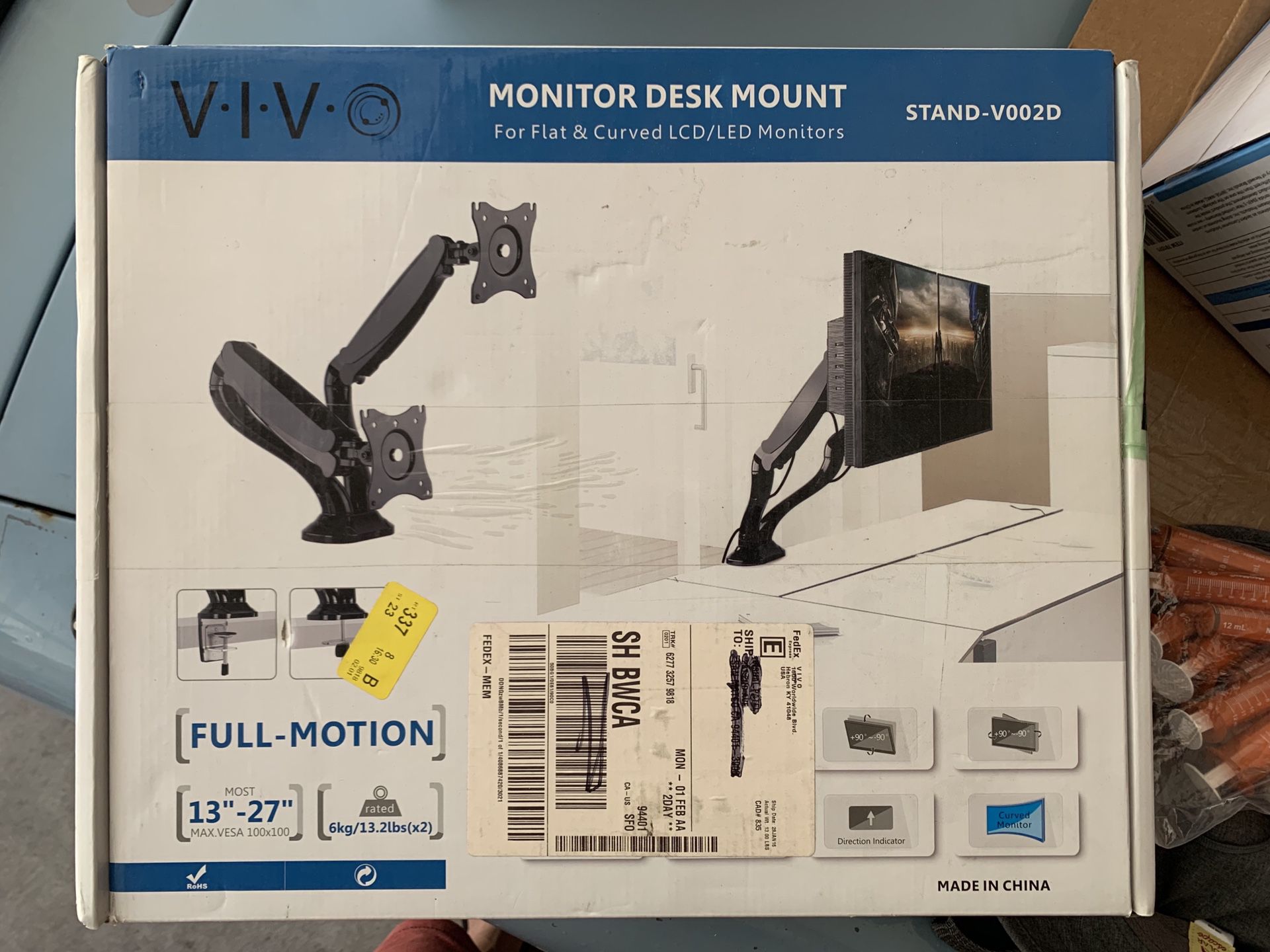 Vivo dual monitor stand