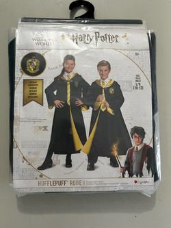 Harry Potter Hufflepuff Robe Child Costume Size L/G