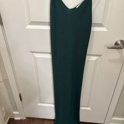 V Neck Knit Sleeveless  Dress 