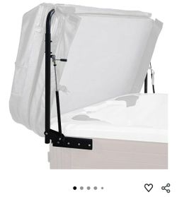 Top Mount Hydraulic Hot Tub Cover Lifter, Heavy-Duty Aluminum Spa Cover Lift with 69"-96.5" Adjustable Width for Rectangular Hot Tubs and Spas