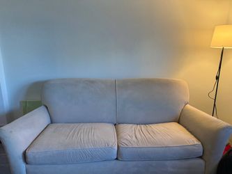 Modern Beige Sofa & Matching Chairs – Great Condition