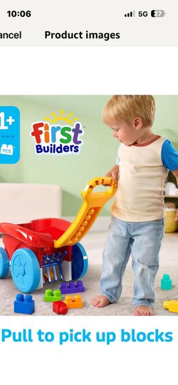 Fisher Price Mega Blocks Scooping Wagon