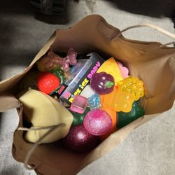 big bag of squishys and needohs 