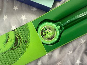 Green eight Audemars Piguet x Swatch Royal Pop Watches
