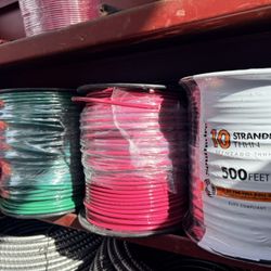 Electrical Wire THHN #10 Copper Wire 500ft Spools 