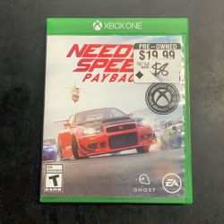 Xbox One Need For Speed Payback