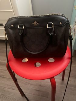 Coach Bennett Mini dark Brown Signature