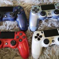 PS4 Controller Lot Of 7 (They All Drift) Ship Only