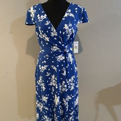 Blue And White Dress 