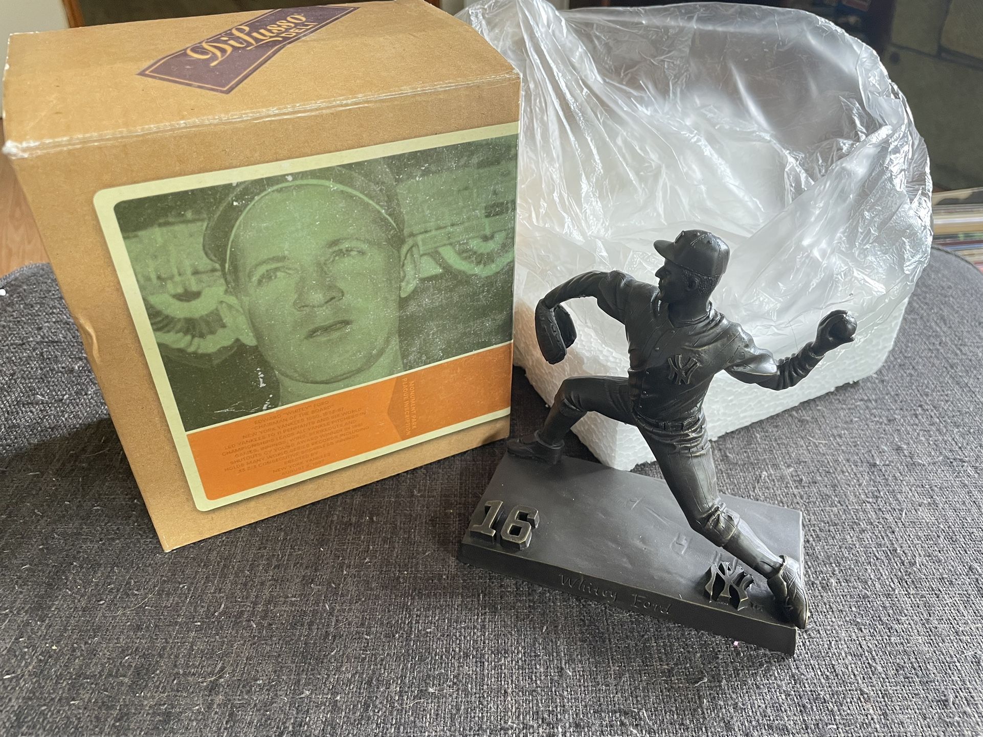New York Yankees Monument Park Collection Whitey Ford Statue