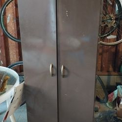 Metal Cabinet With Hanger Bar