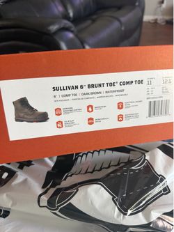 Steel toe booths size 11