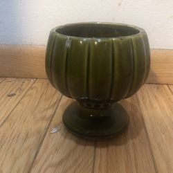 Vintag Pottery Mc Coy 491 USA Olive Green MCM