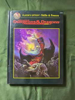 Vintage AD&D Player's Option: Skills & Powers Rulebook