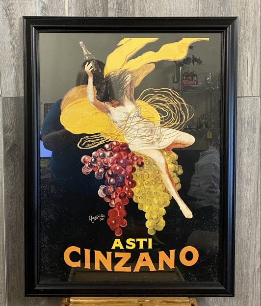 Azti Cinzano Vintage Wine Framed Print