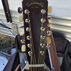 1976 takamine & co. "lawsuit" 12 string f-400 