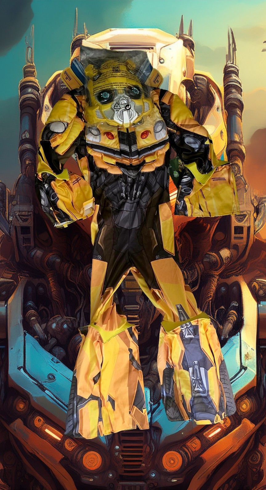 New! TRANSFORMER KiDS Medium Costume