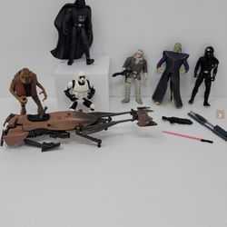 Vintage Kenner/Tonka 1990's Star Wars Action Figures, Vehicles and Weapons In Great Condition!