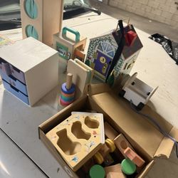 Kids Wooden Play Toys All For $40
